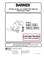 Barnes 2ADE11 Installation And Operation Manual preview