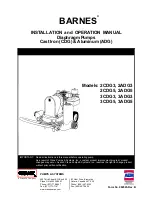 Preview for 1 page of Barnes 2CDG3 Installation And Operation Manual