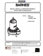 Preview for 1 page of Barnes 3SE-L Series Installation And Operation Manual