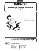 Preview for 1 page of Barnes 4030HCU Installation And Operation Manual