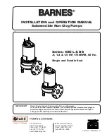 Barnes 4SE-DS series Installation And Operation Manual preview