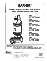 Barnes 4SHV Installation And Operation Manual предпросмотр