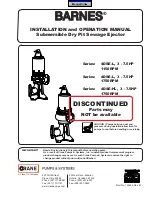 Barnes BARNES 4DSE-HL Series Installation And Operation Manual preview