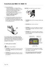 Preview for 9 page of Barnes MEK-18 Operating Instructions Manual