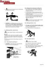 Preview for 10 page of Barnes MEK-18 Operating Instructions Manual