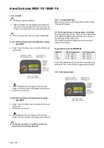 Preview for 11 page of Barnes MEK-18 Operating Instructions Manual