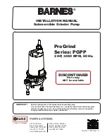 Barnes PGPP2022 Installation Manual preview