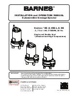 Preview for 1 page of Barnes SE51A Installation And Operation Manual