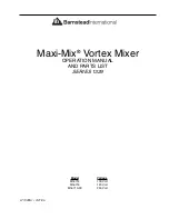 Barnstead International Maxi-Mix 1329 Series Operation Manual preview