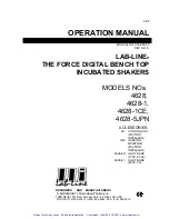 Предварительный просмотр 2 страницы Barnstead Thermolyne Corporation Lab-Line 4628 Operation Manual