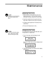 Предварительный просмотр 27 страницы Barnstead Thermolyne Corporation SM110230-33 Operation Manual