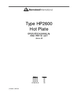 Barnstead HP2625R Operation Manual And Parts List preview
