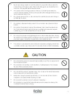 Предварительный просмотр 6 страницы BARO BR-300A User Manual