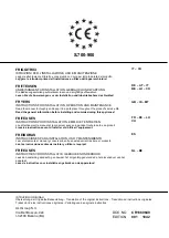 Baron 70FRI/E415 Instructions For Installation, Operation And Maintenance preview