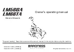 Baroness Green mower LM56GA Owner'S Operating Manual предпросмотр