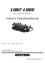 Предварительный просмотр 1 страницы Baroness LH62 Owner'S Operating Manual