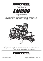 Baroness LM180C Owner'S Manual предпросмотр