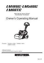 Baroness LM18GC Owner'S Operating Manual preview