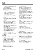 Предварительный просмотр 12 страницы Baroness LM3210A Owner'S Operating Manual