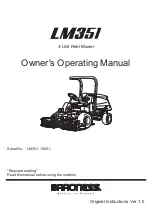 Preview for 1 page of Baroness LM351 Owner'S Operating Manual