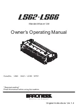 Baroness LS62 Owner'S Operating Manual preview