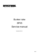 Baroness SP05 Service Manual preview