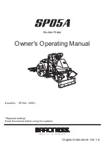 Preview for 1 page of Baroness SP05A Owner'S Operating Manual