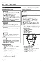 Предварительный просмотр 52 страницы Baroness SP160EB Owner'S Operating Manual