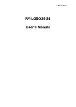 Barox RY-LGSO25-24 User Manual preview