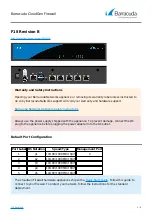 Barracuda CloudGen F18 Quick Start Manual preview