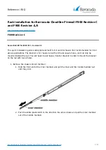 Barracuda CloudGen F800 C Rack Installation preview