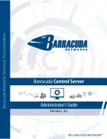 Предварительный просмотр 1 страницы Barracuda Control Server Administrator'S Manual