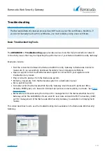 Preview for 1 page of Barracuda Web Security Gateway Troubleshooting