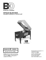 Barranca Diamond HP18-24 Owner'S Manual & Parts List preview