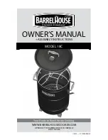 Предварительный просмотр 1 страницы BarrelHouse 18C Owner'S Manual & Assembly Instructions