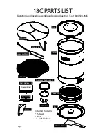 Предварительный просмотр 2 страницы BarrelHouse 18C Owner'S Manual & Assembly Instructions