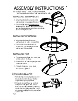 Предварительный просмотр 6 страницы BarrelHouse 18C Owner'S Manual & Assembly Instructions