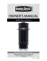 BarrelHouse BHC 14 DELUXE Owner'S Manual preview