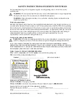 Preview for 4 page of Barreto 13STKH Operator'S Manual