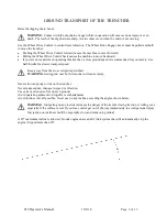 Предварительный просмотр 9 страницы Barreto 912RM Operator'S Manual