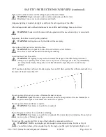 Предварительный просмотр 14 страницы Barreto Y Series Owner'S/Operator'S Manual