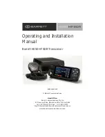 Предварительный просмотр 1 страницы Barrett 4050 HF SDR Operating And Installation Manual