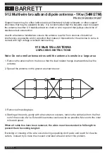 Preview for 3 page of Barrett 912 Series Manual