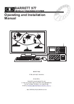 Preview for 1 page of Barrett 977 Operating And Installation Manual