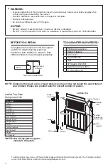 Preview for 2 page of Barrette 34111486 Installation Instructions Manual