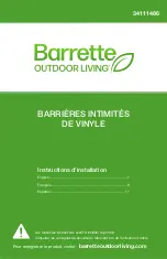 Preview for 7 page of Barrette 34111486 Installation Instructions Manual