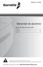 Preview for 19 page of Barrette Aluminium Railing Installation Instructions Manual