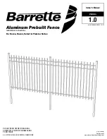 Barrette Haven series Installation Instructions Manual preview