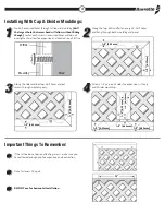 Preview for 3 page of Barrette Plastic Lattice Owner'S Manual