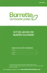 Preview for 11 page of Barrette RAISED GARDEN BED KIT Installation Instructions Manual